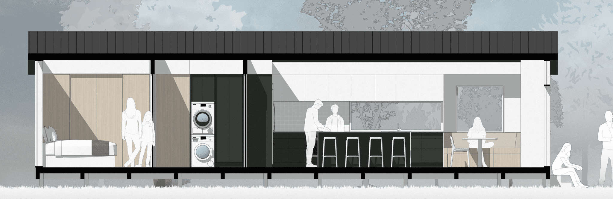Sufficient Design Self-sufficient Modular homes | Design Review | Idea Visualisation ...